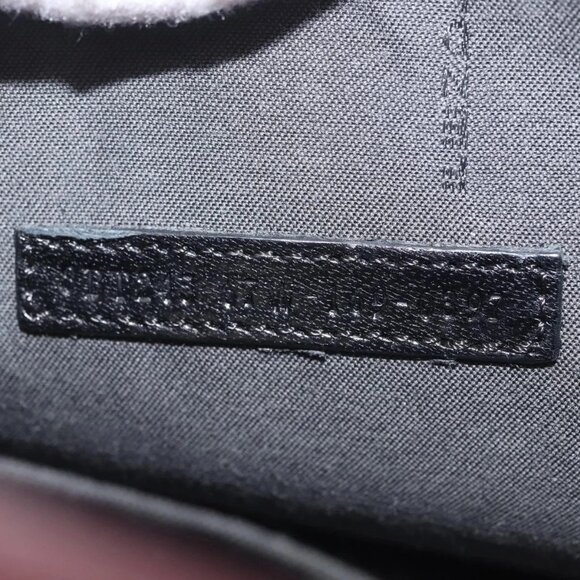 FENDI Demi Jour Bag Bugs Monster Hand Bag Leather 2way Red Silver Auth BA5782 - Picture 12 of 16